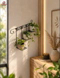 Elegant 3-Tier Metal Wall Plant Holder