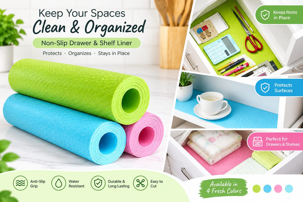 Premium Fridge & Drawer Mat – Easy-Clean Shelf Liner