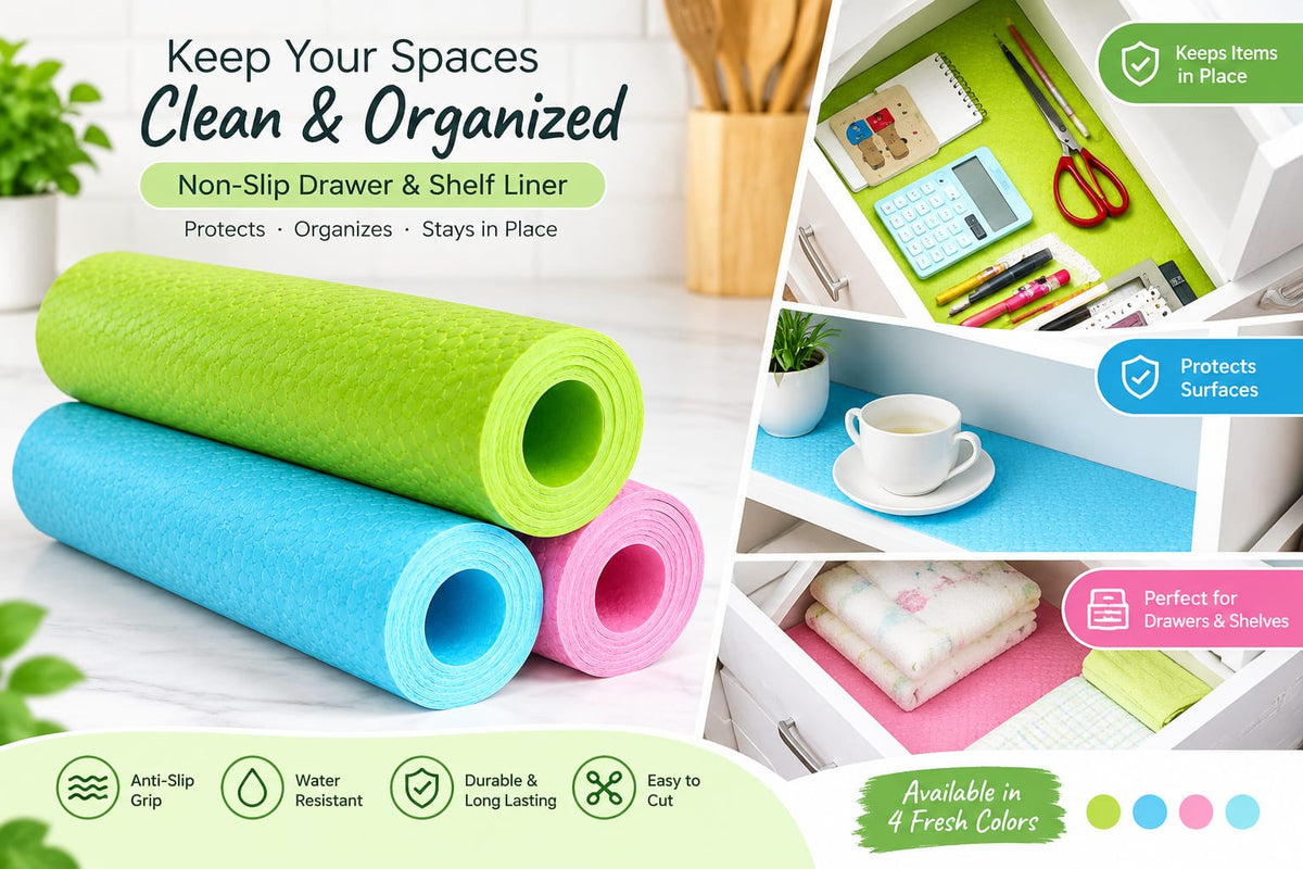 Premium Fridge & Drawer Mat – Easy-Clean Shelf Liner