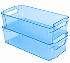 💙Double the Storage, Half the Clutter! | 2-Tier White and Blue Organizer ✨